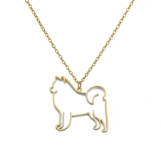 Custom Artistic Dog necklaces