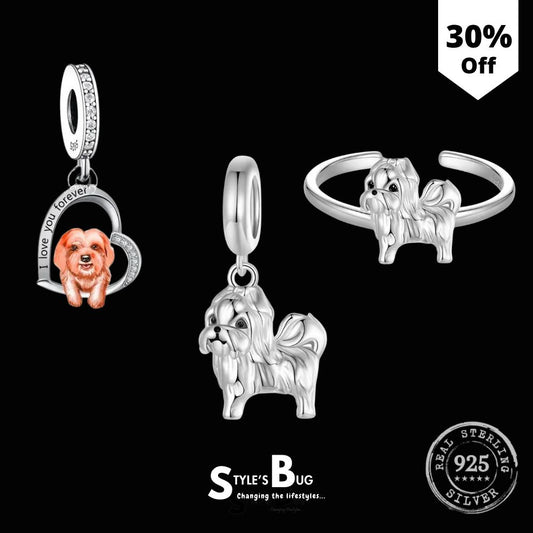 Shih Tzu "I love you forever" Jewelry
