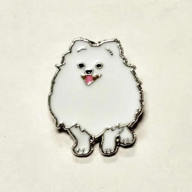 Pomeranian keychains & Brooches (2pcs pack)