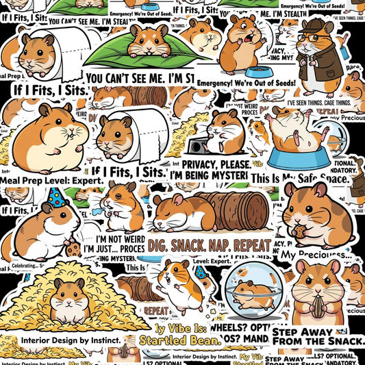 Hamster Sticker Packs by Style's Bug