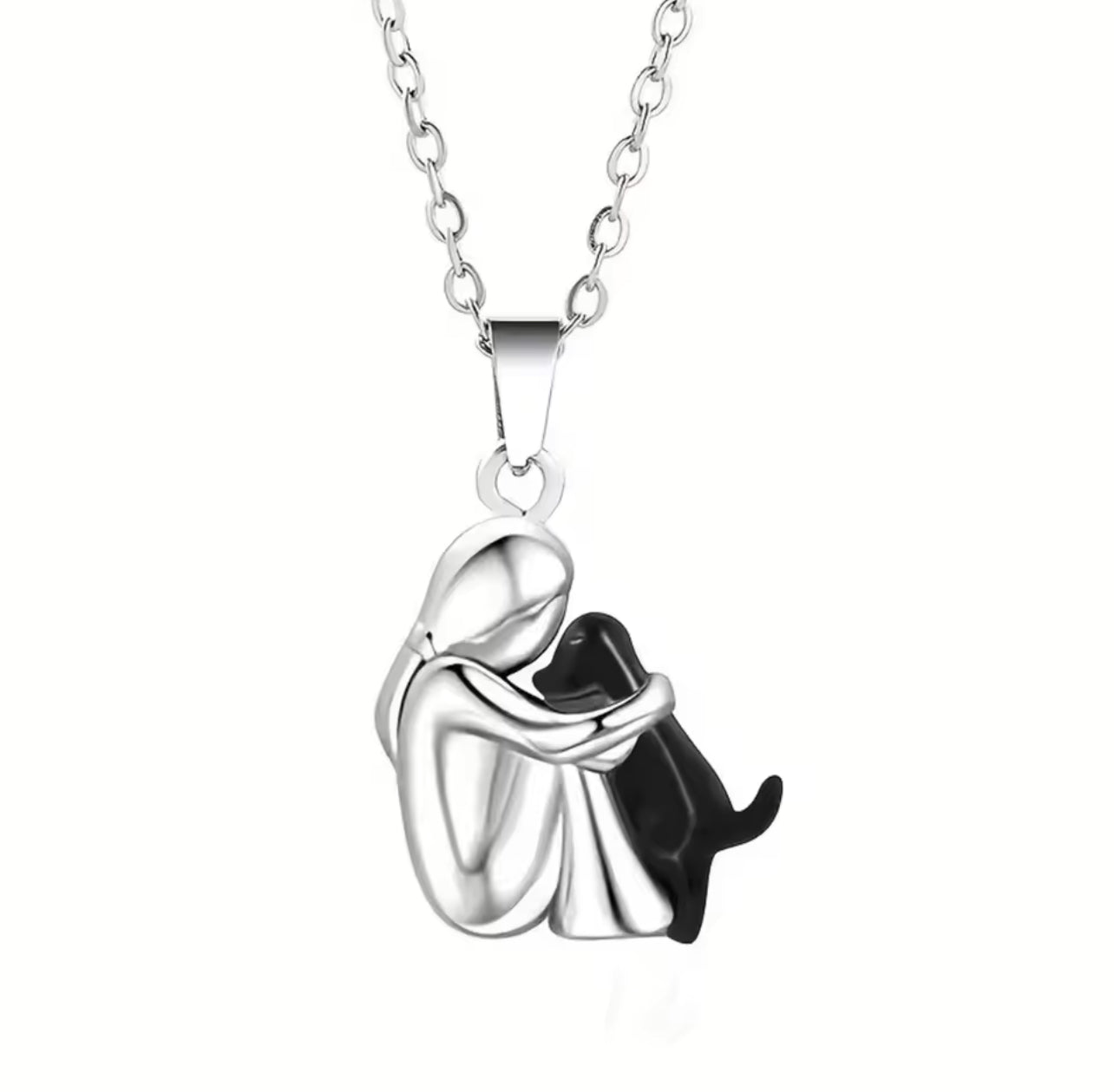 ‘Border Collie with Mom’ Jewelry Set