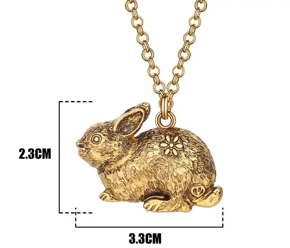 Realistic Rabbit Necklace by SB