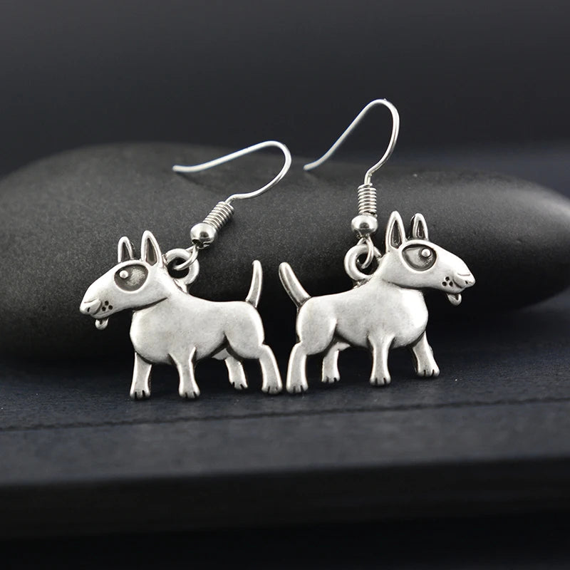 Vintage Bull Terrier Jewelry Set