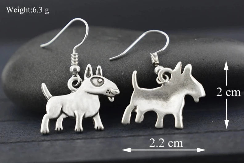 Vintage Bull Terrier Jewelry Set