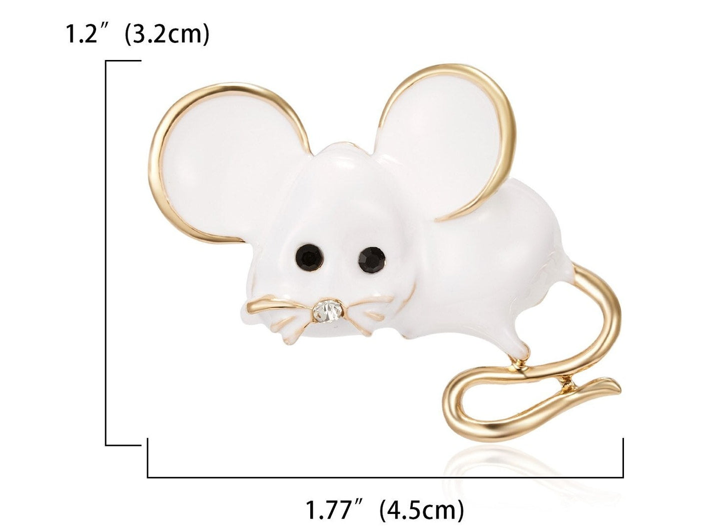 Big Eared Rat brooches