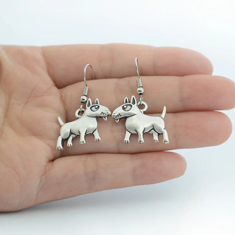 Vintage Bull Terrier Jewelry Set