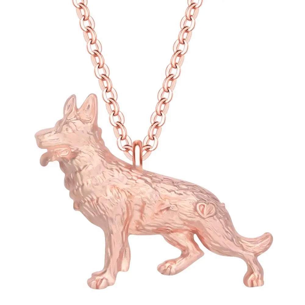 Standing German Shepherd Necklaces