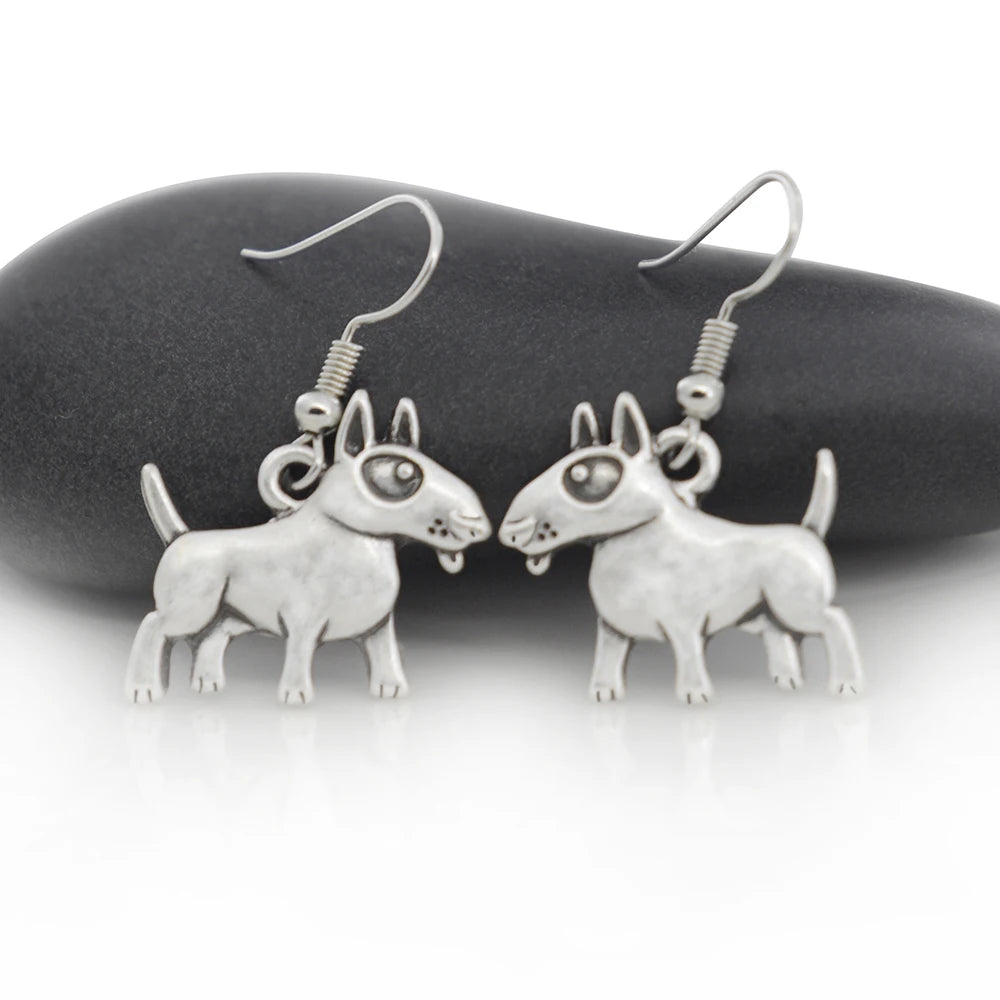 Vintage Bull Terrier Jewelry Set