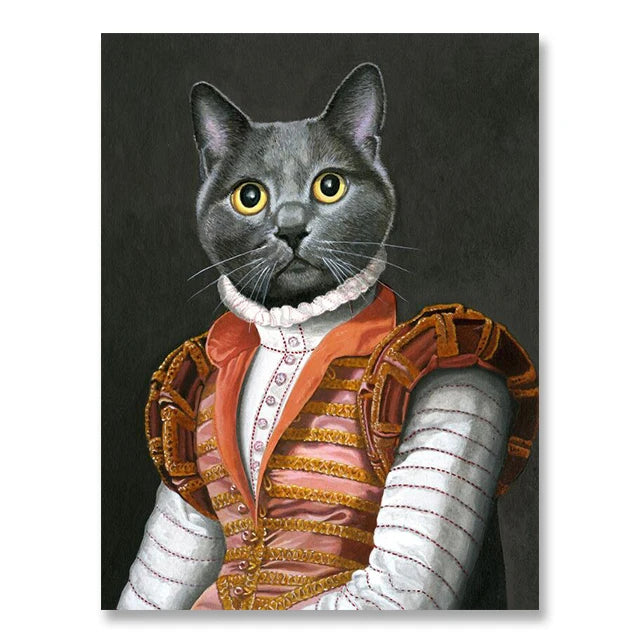 Pet Funny Personalised Portrait Posters - Style's Bug 25 / 20x30 cm