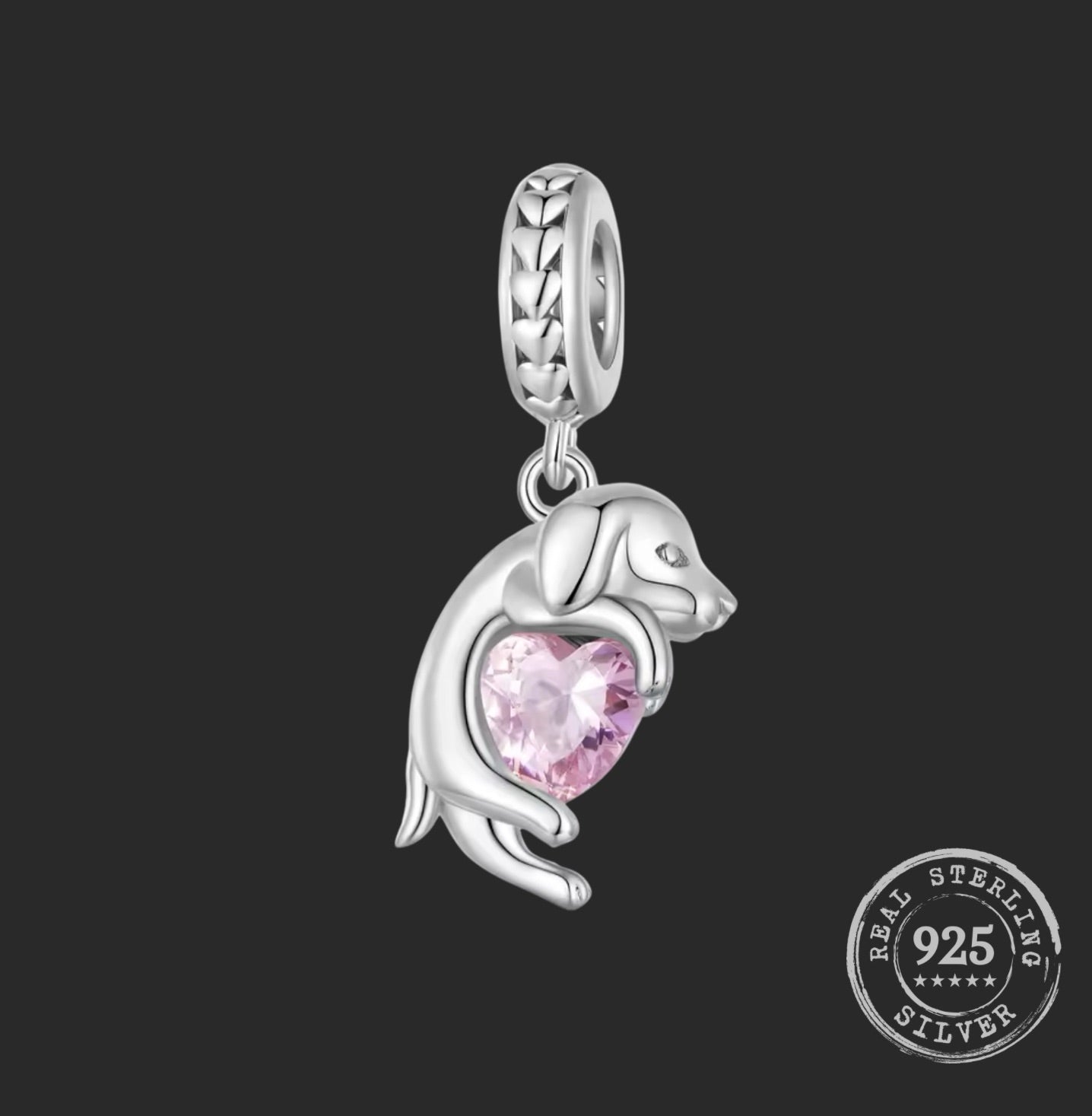 Vizsla "I love you forever" Pendants