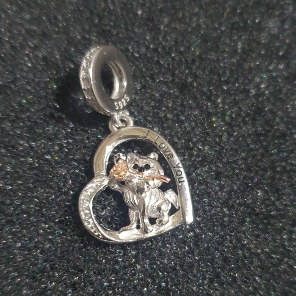 Realistic Japanese Spitz pendants