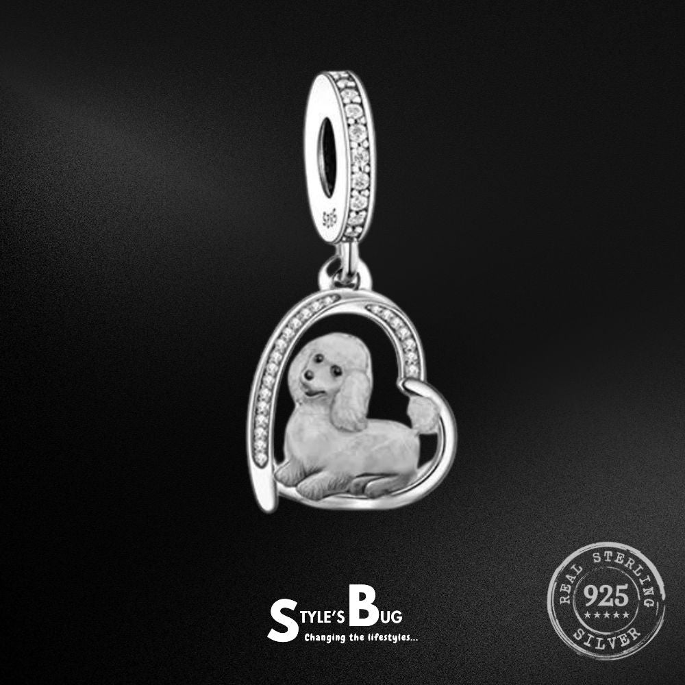 Realistic Cavapoo pendants
