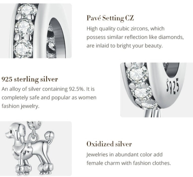 Realistic Poodle Pendant