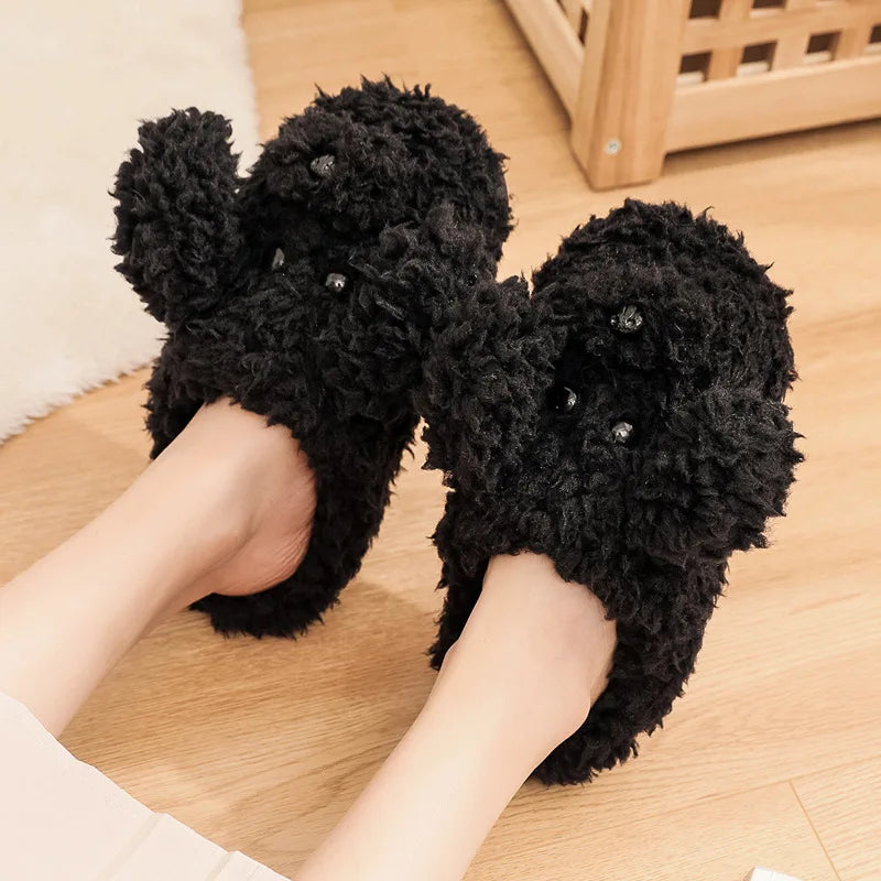 Comfy Indoor Cockapoo Slippers