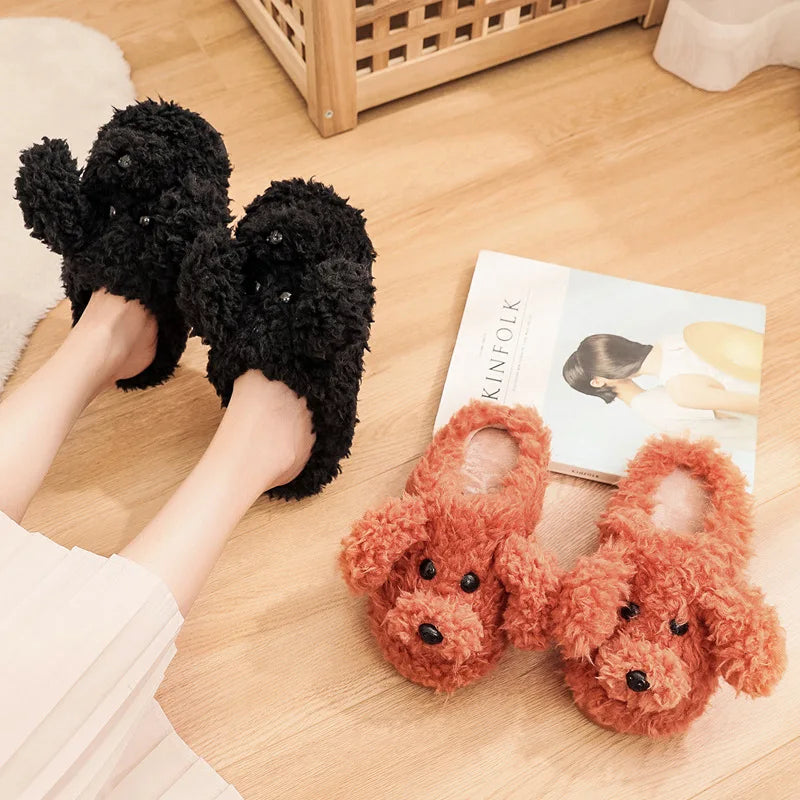 Comfy Indoor Cockapoo Slippers
