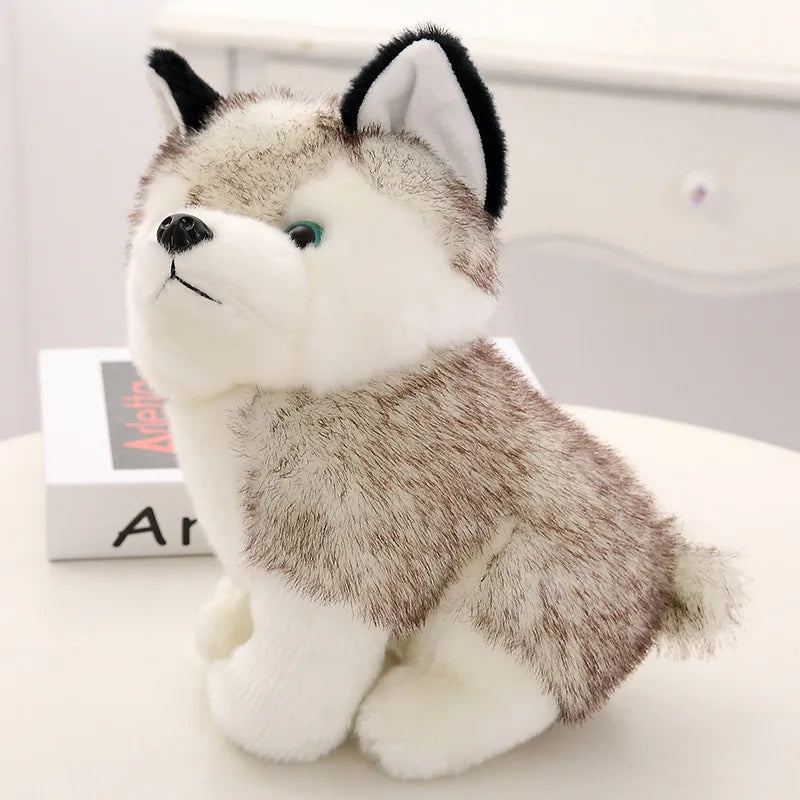 Curious Husky Puppy Plushie
