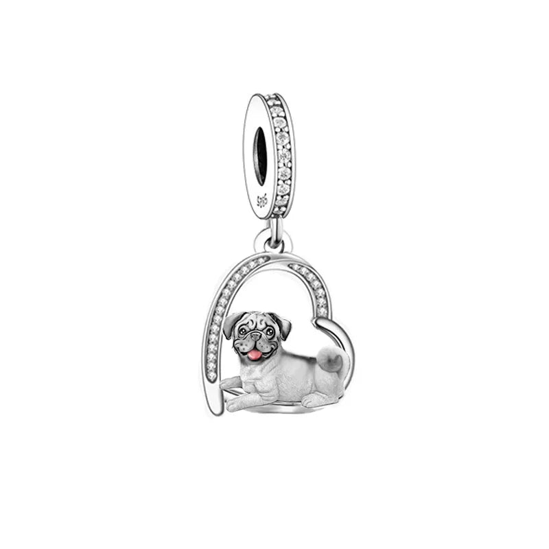 "My dog is inside my heart" Dog pendants