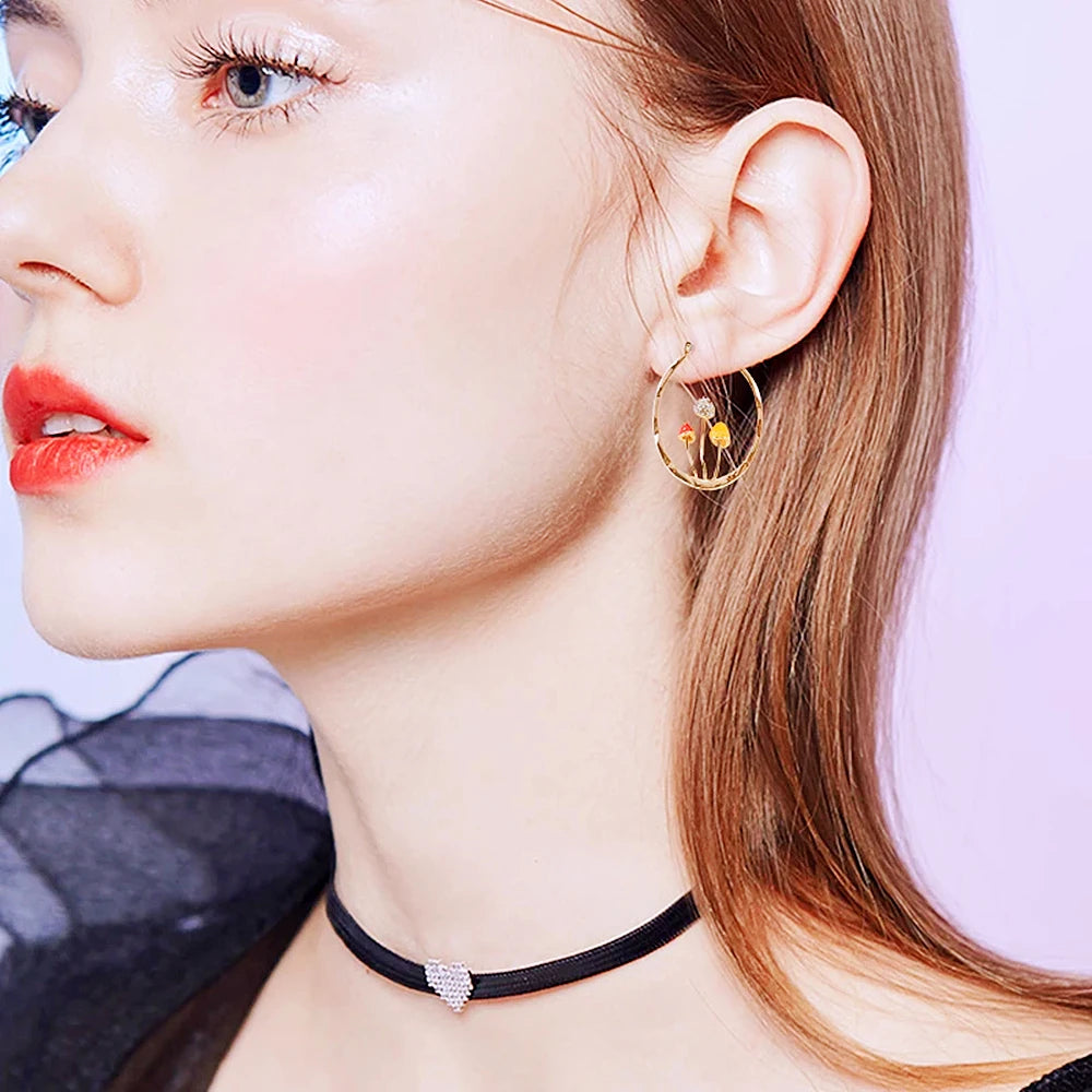 Artistic Mushroom Jewelry Sets