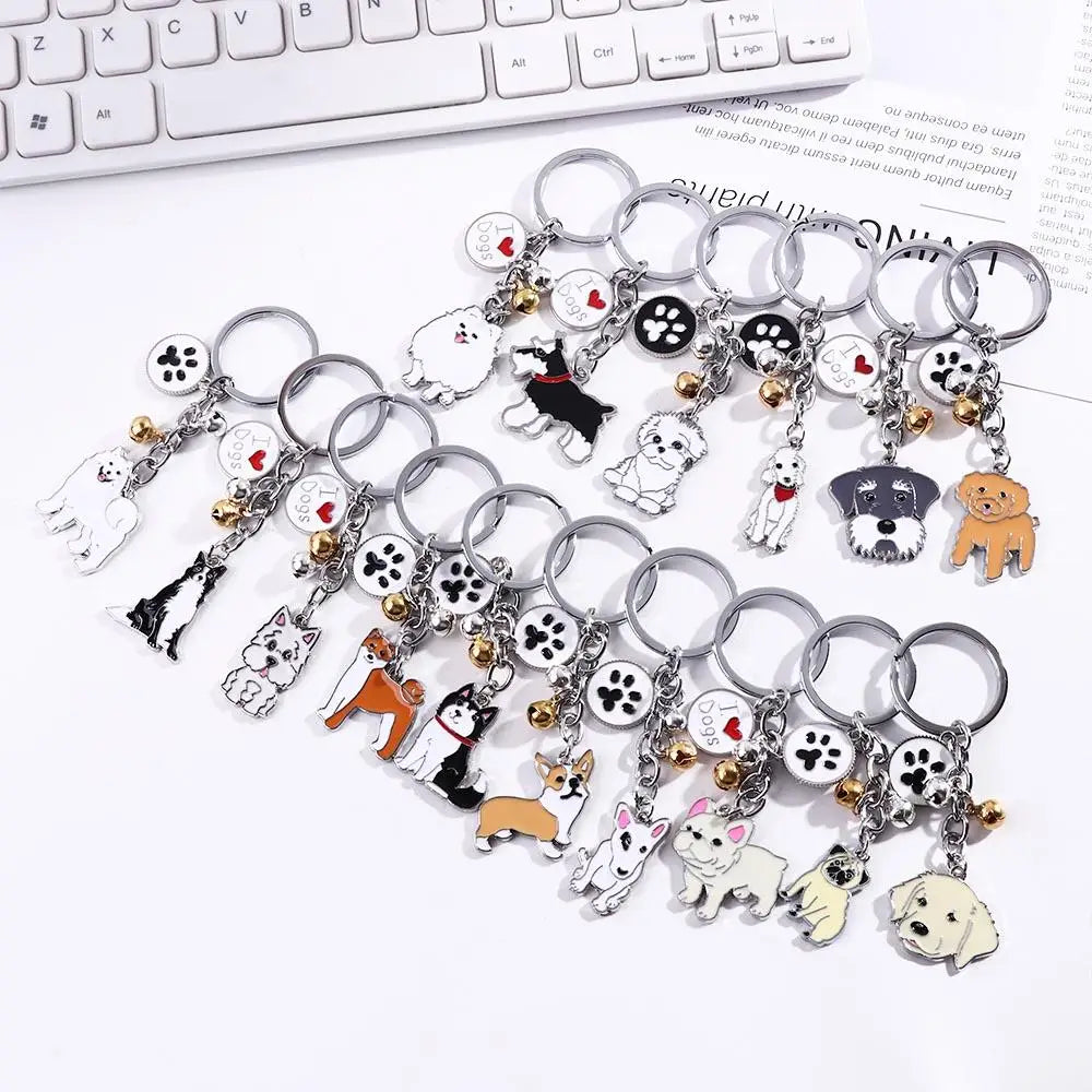 Mini Dog Keychains