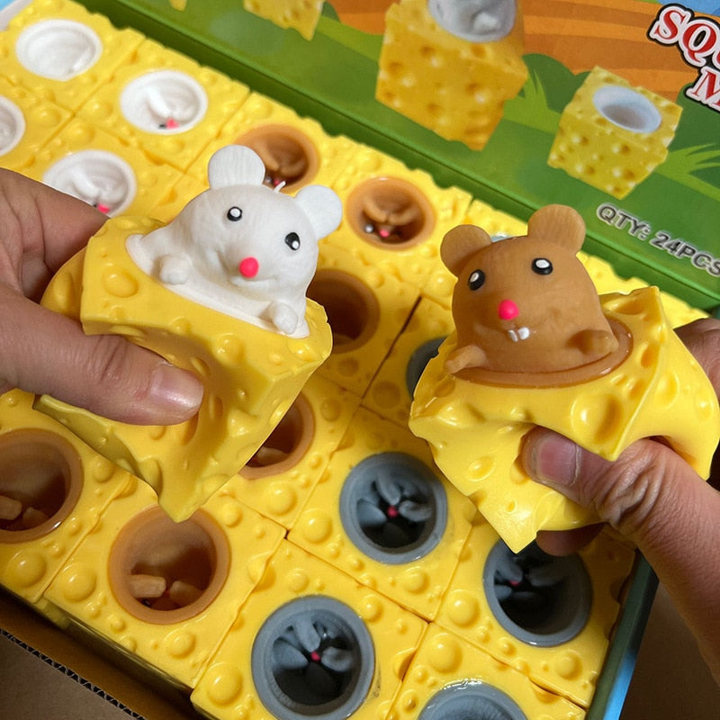 Anti-stress Squeezable Popping animals (2pcs pack)