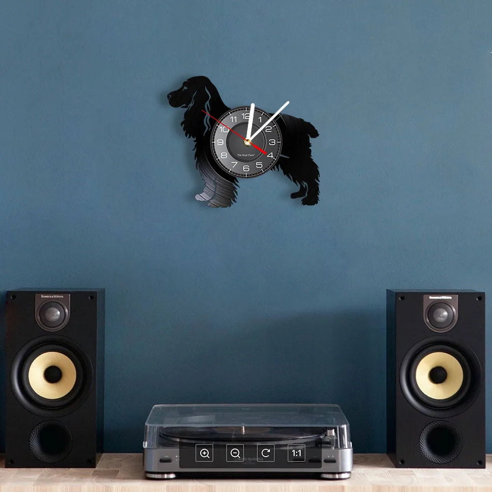 Realistic Dog Wall Clocks