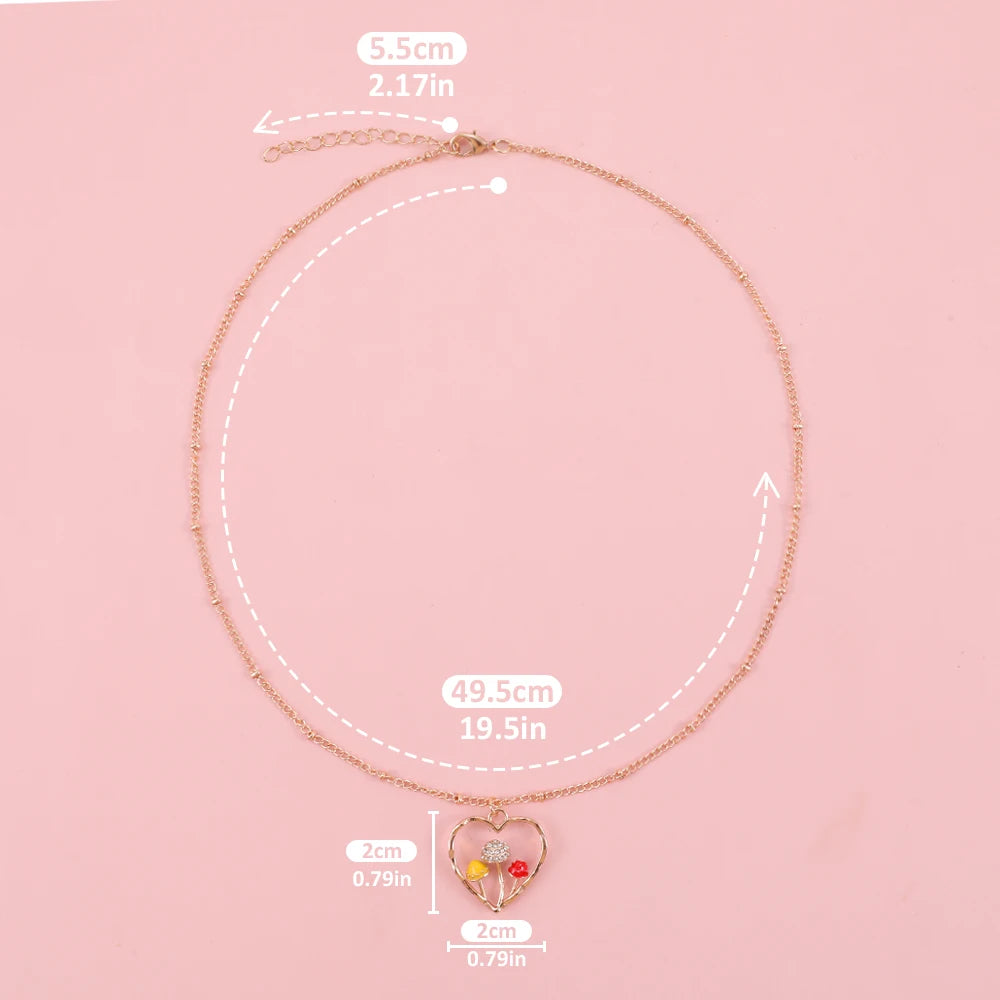 Artistic Mushroom Jewelry Sets
