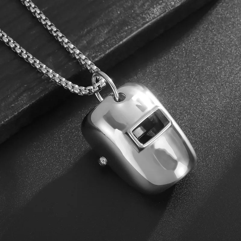 Realistic Welder Mask Necklaces