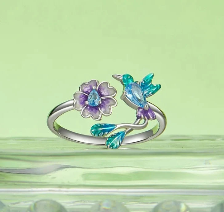 Dazzling Hummingbird Jewelry Set by SB