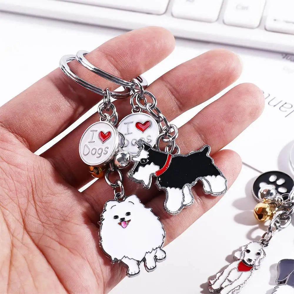 Mini Dog Keychains