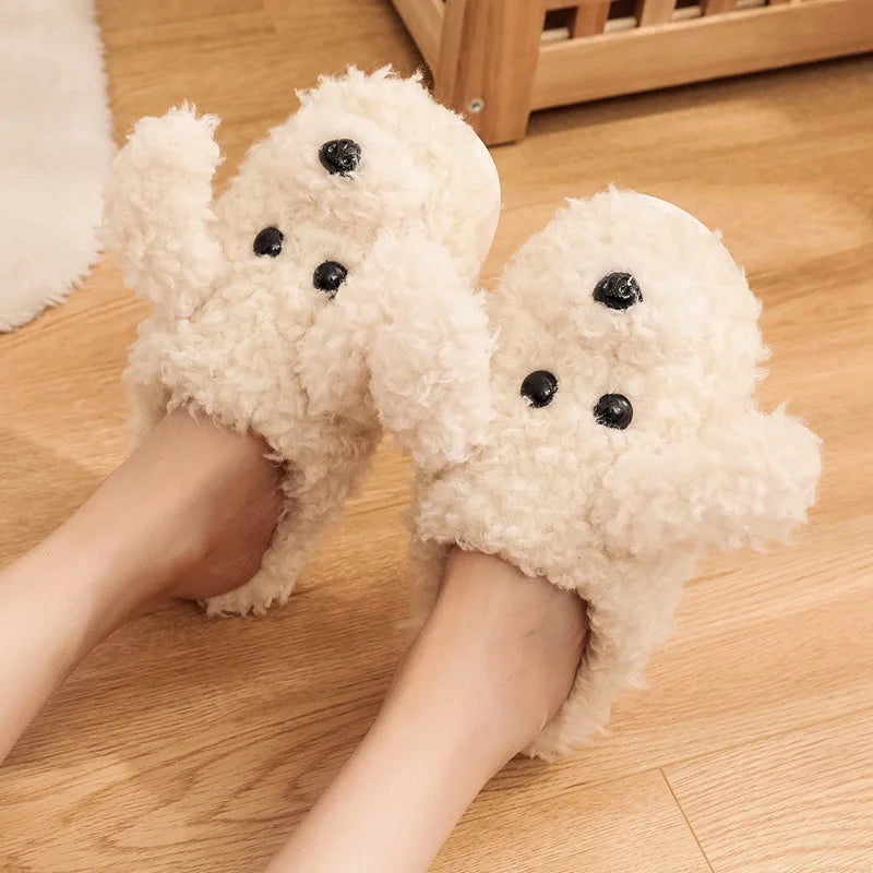 Comfy Indoor Cockapoo Slippers