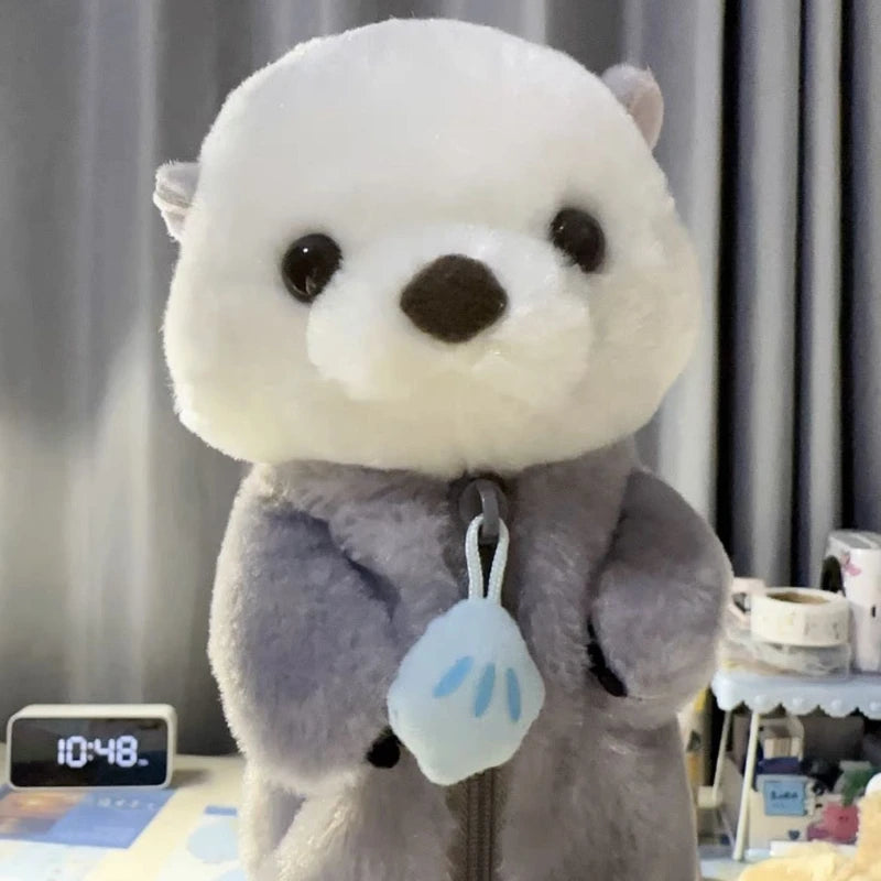 Sea Otter Plush Pencil Case