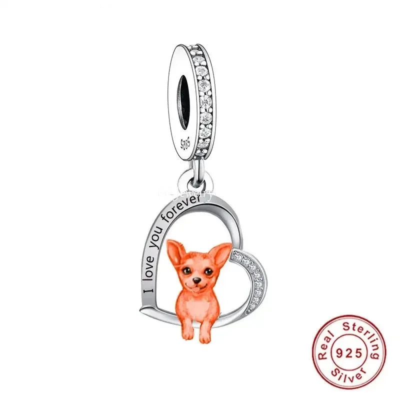 "I love you forever" Dog Pendants - Style's Bug Chihuahua / Only Pendant