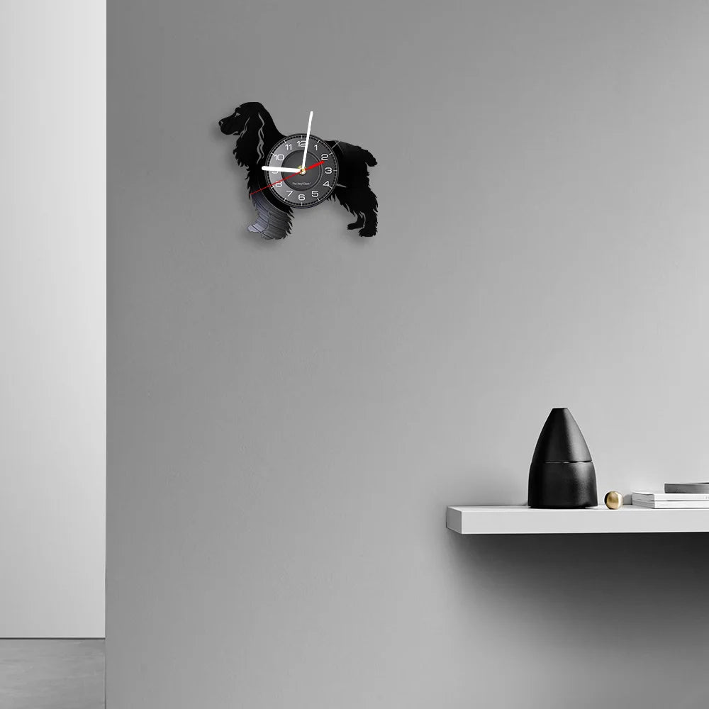 Realistic Dog Wall Clocks