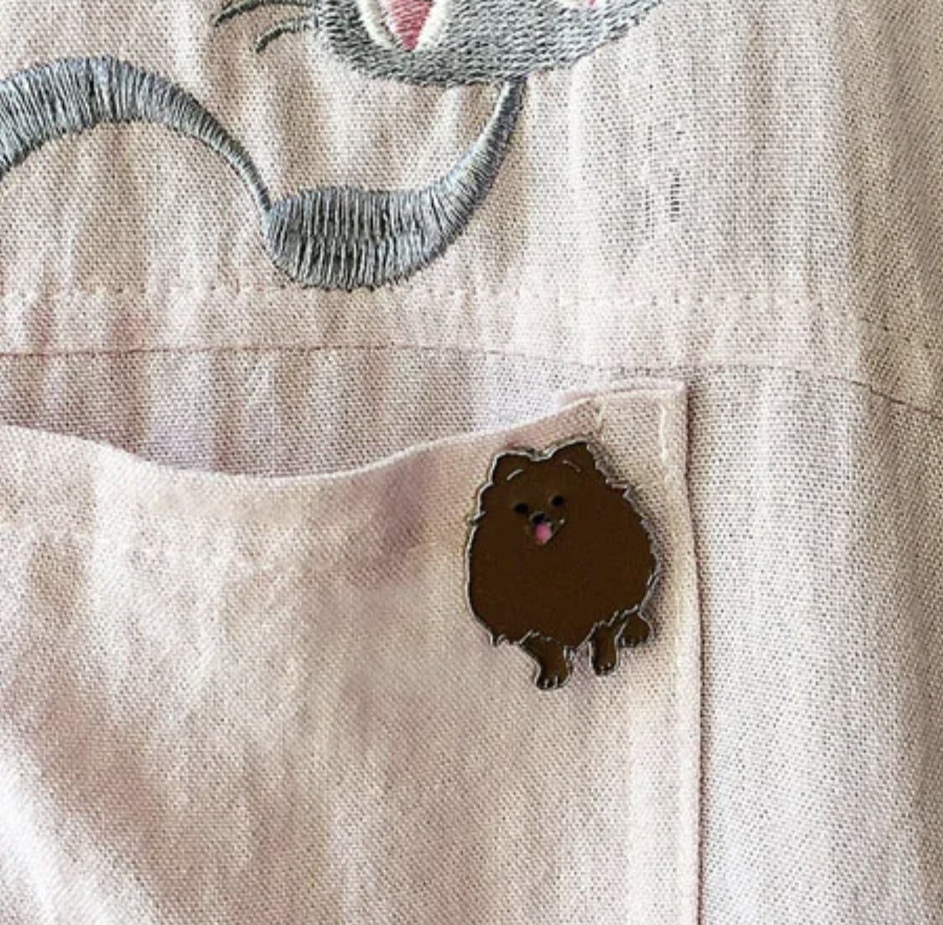 Dog Brooches by Style's Bug (2pcs pack)