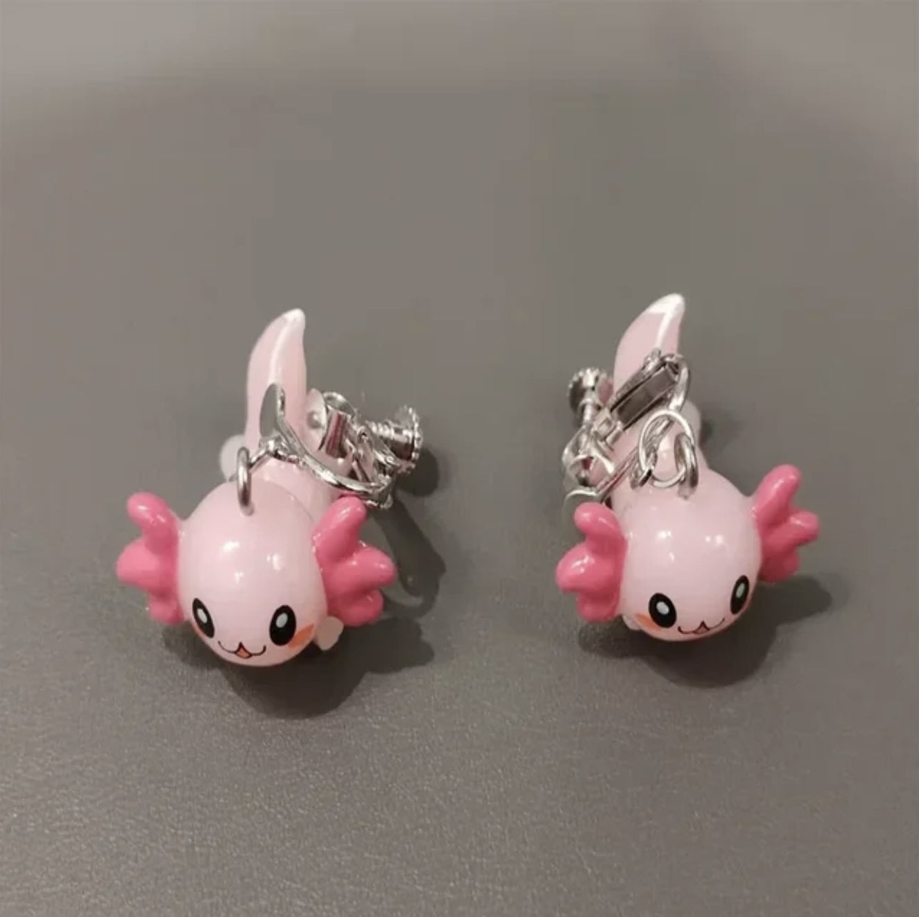 Smiling Axolotls - Hypoallergenic jewelry