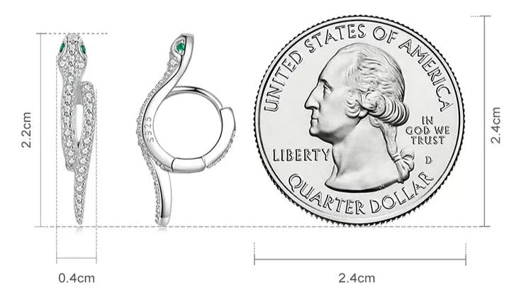 Minimalistic Snake Jewelry Set by Style's Bug