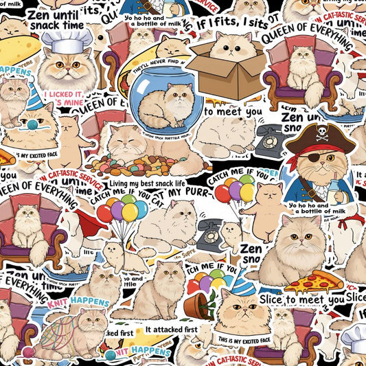 Persian Cat Sticker Pack by Style's Bug