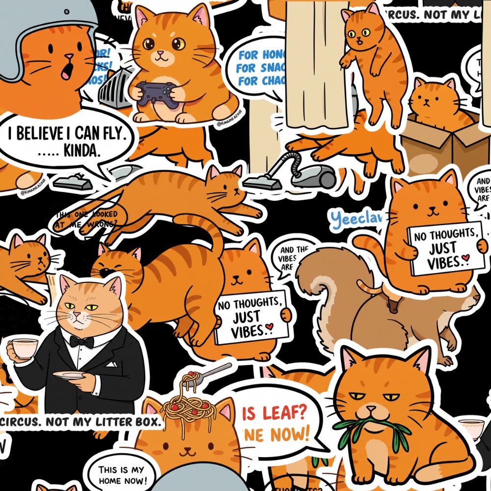 Cat Sticker Packs by Style's Bug