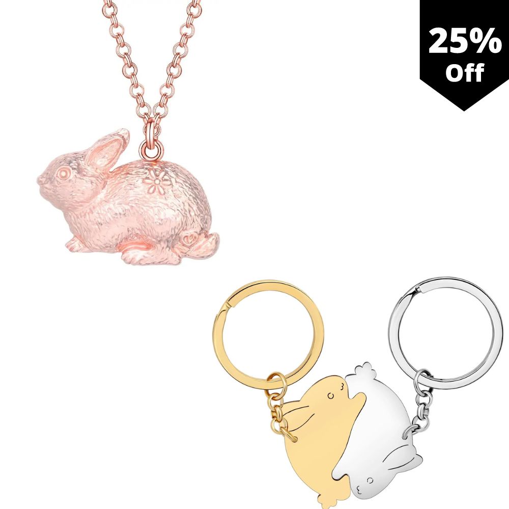 Realistic Rabbit Necklace by SB