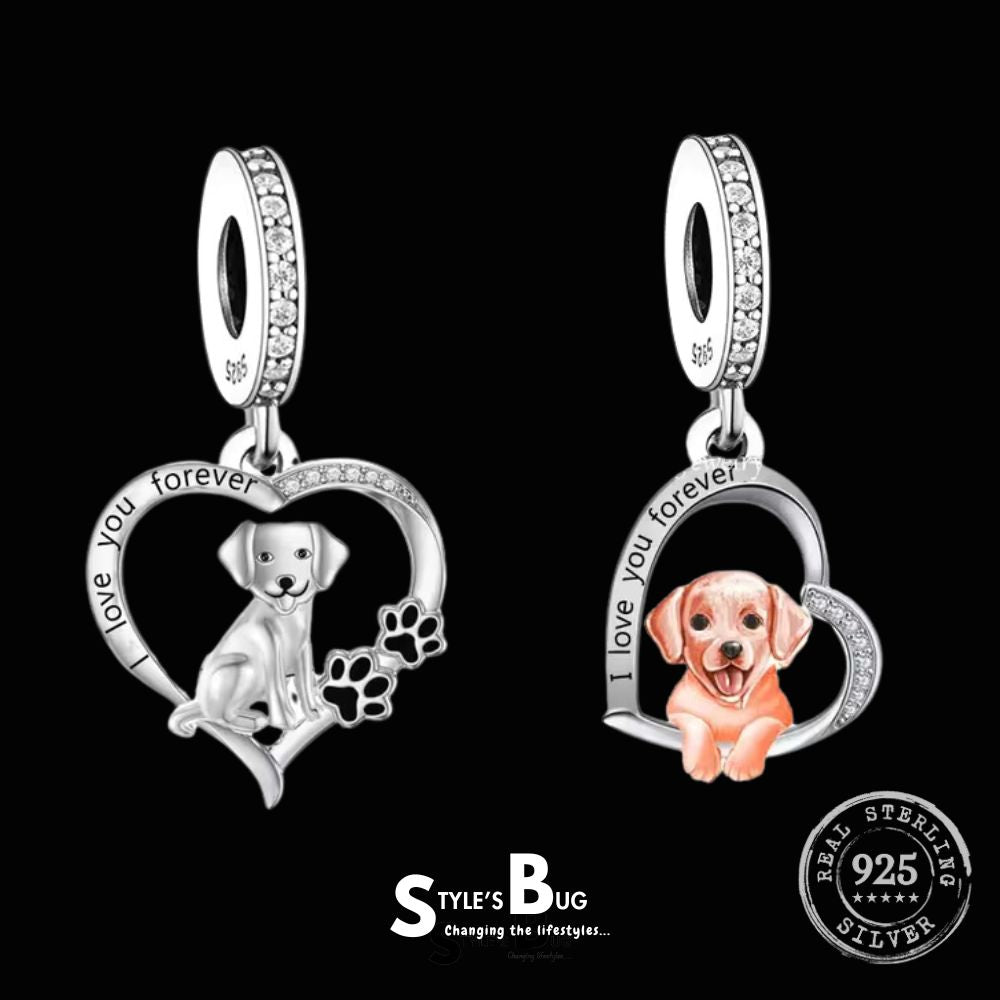 Labrador "I love you forever" Pendant