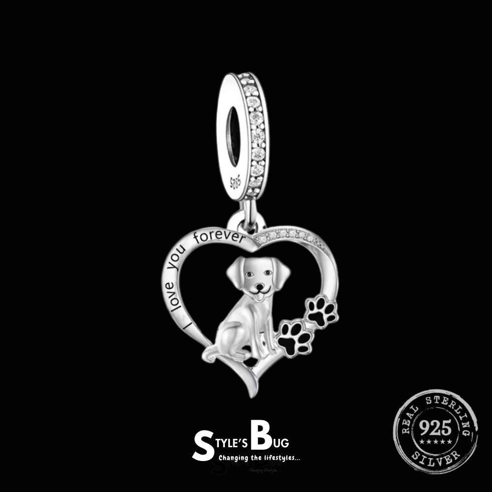 Labrador "I love you forever" Pendant