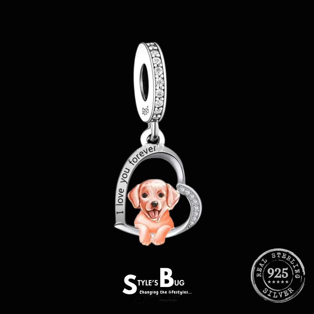 Labrador "I love you forever" Pendant