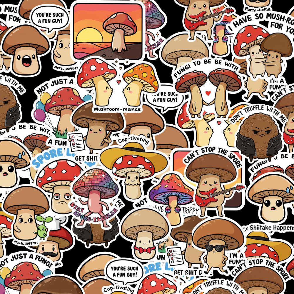 Mushroom Sticker Pack by Style's Bug