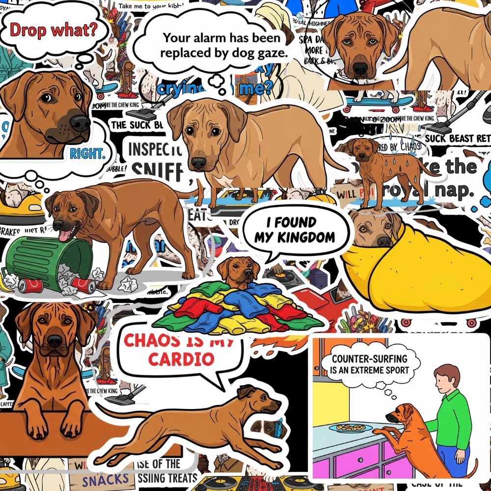 Rhodesian Ridgeback Sticker Pack by Style's Bug
