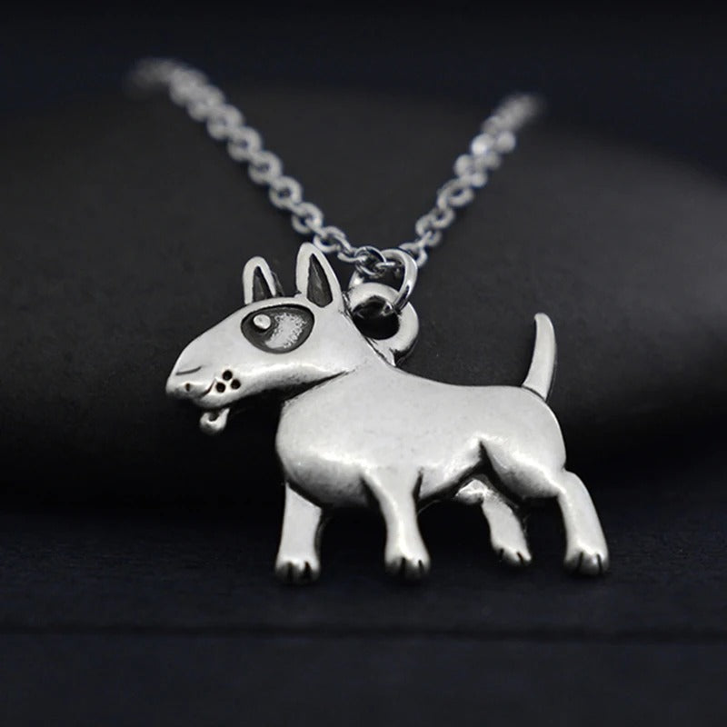 Vintage Bull Terrier Jewelry Set