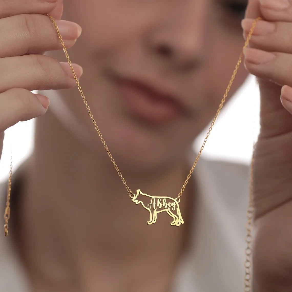 Custom Artistic Dog necklaces