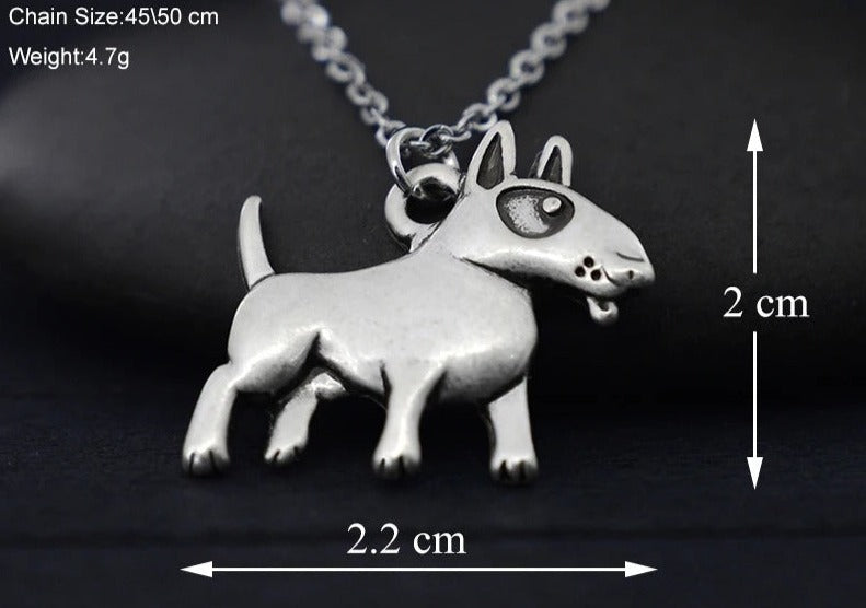 Vintage Bull Terrier Jewelry Set