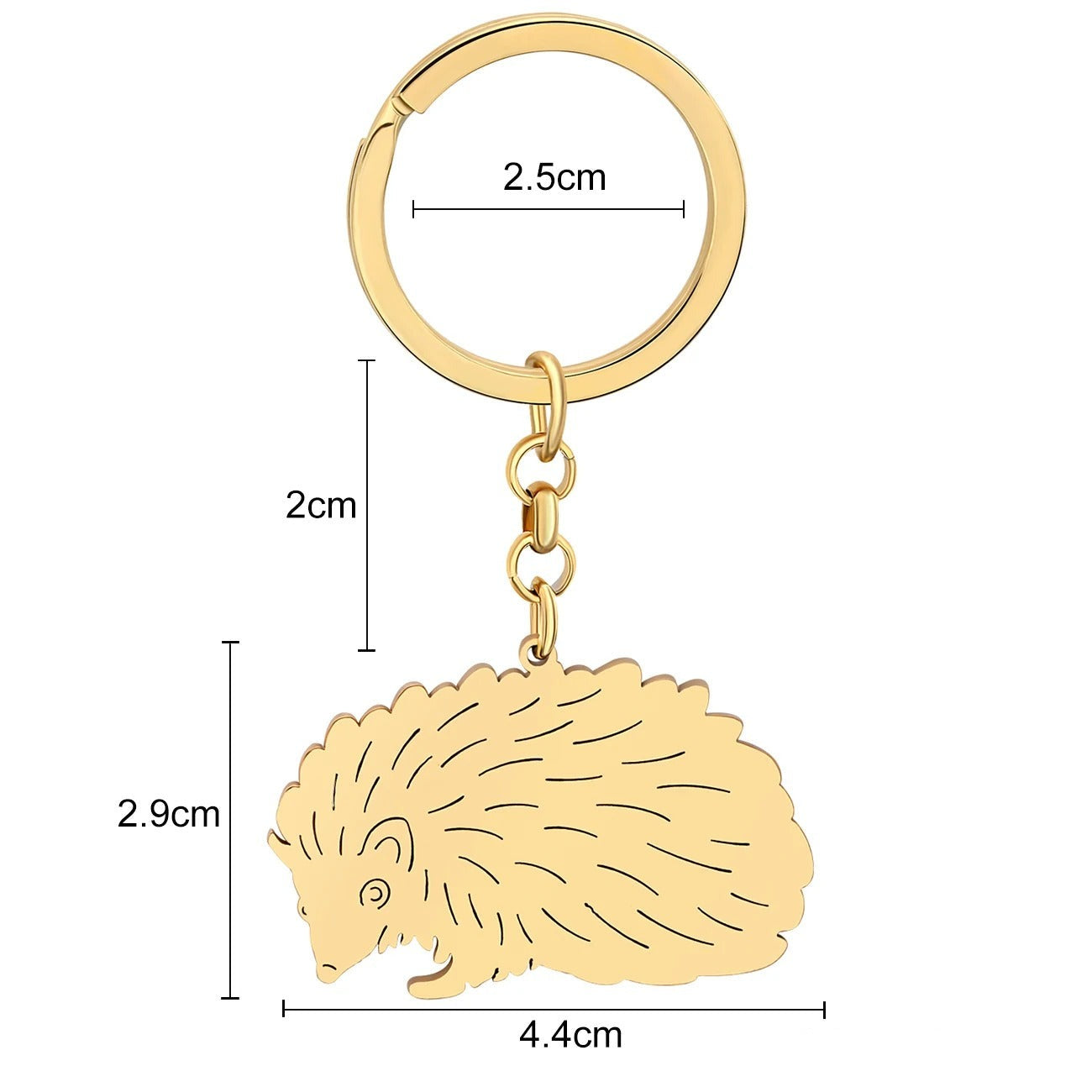 Realistic Hedgehog Keychains by SB