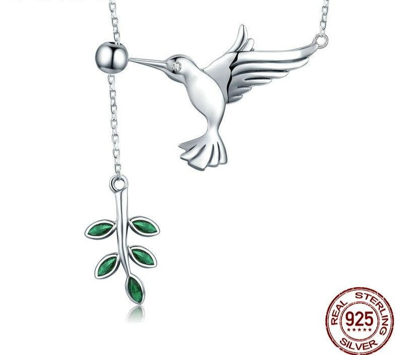 Flying Hummingbird Jewelry Set