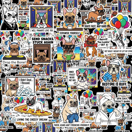 French Bulldog Sticker Packs by Style's Bug